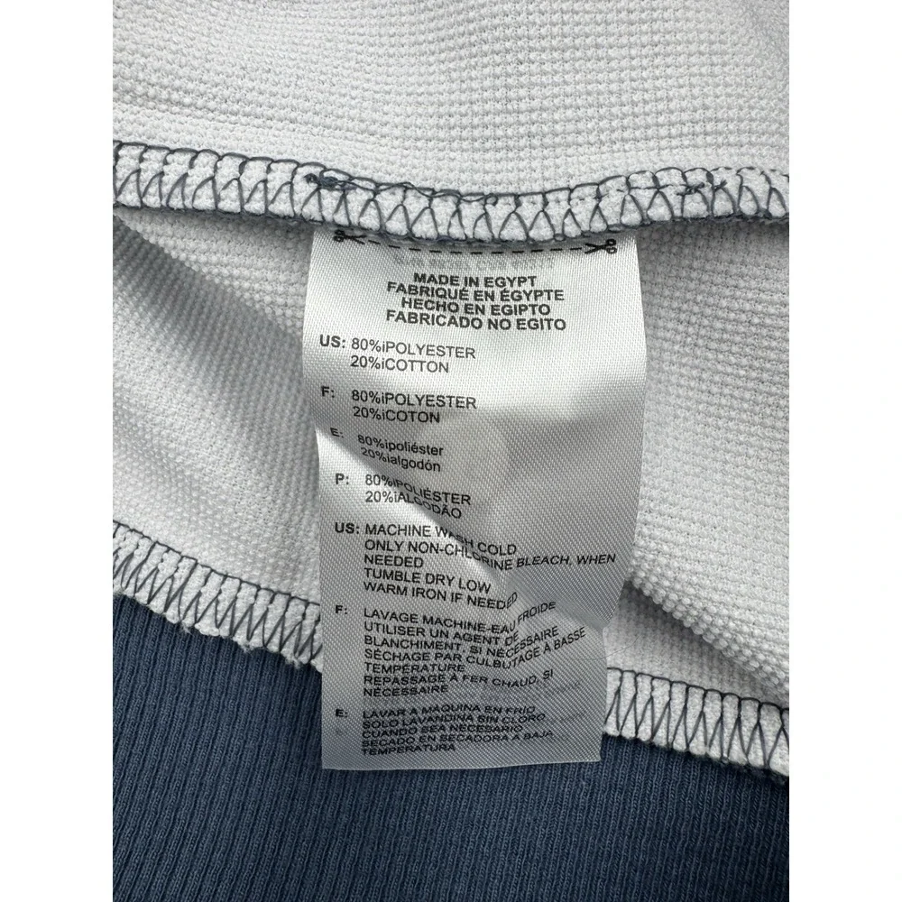 Adidas Women's  Go To Hoodie Sweatshirt Large Crew Navy Heather - Picture 8 of 8